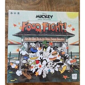 NEW Disney Mickey & Friends Food Fight Quick-Rolling Family Fun Dice Game